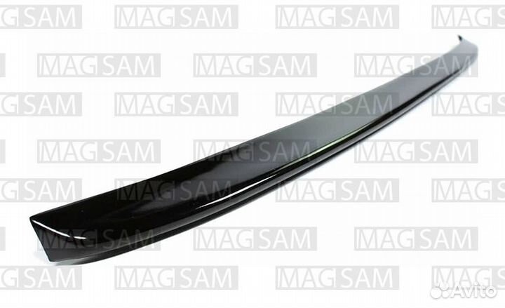 Лип спойлер приора хэтчбек черный лак