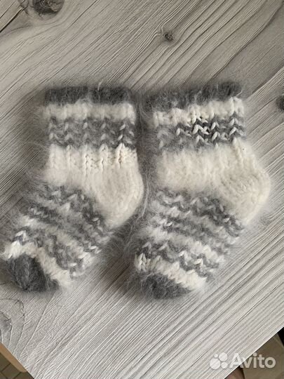 Носочки пуховые детские