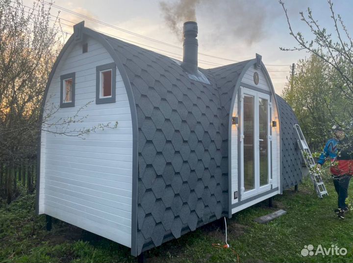 Баня викинг под ключ готовая