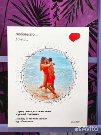 Фото на холсте