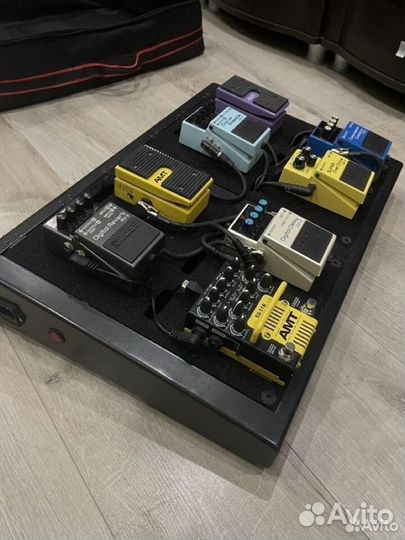 Педалборд с сумкой и педалями