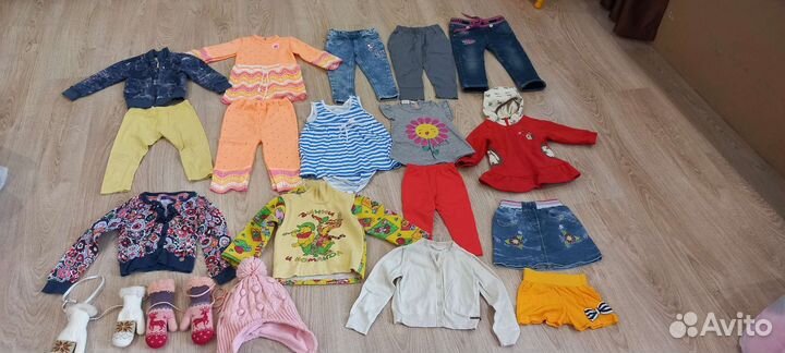 5 пакетов вещей на девочку 1,5-2.5 года