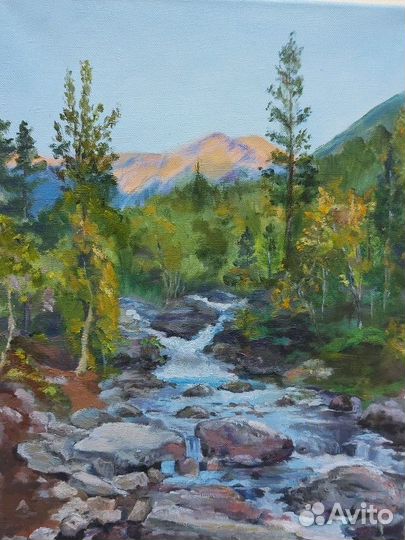 Картина маслом на холсте пейзаж