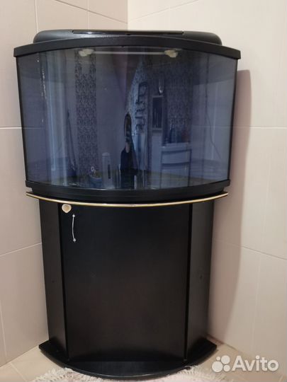 Аквариум с тумбой бу