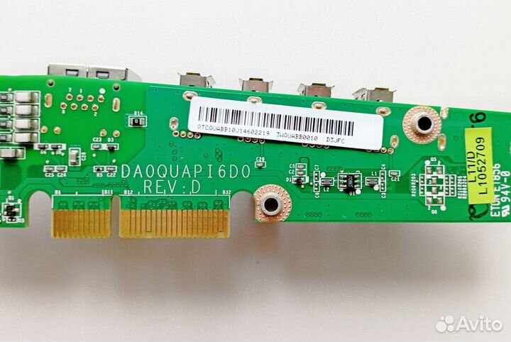 DA0quapi6D0 плата USB-портов Lenovo C320, C325