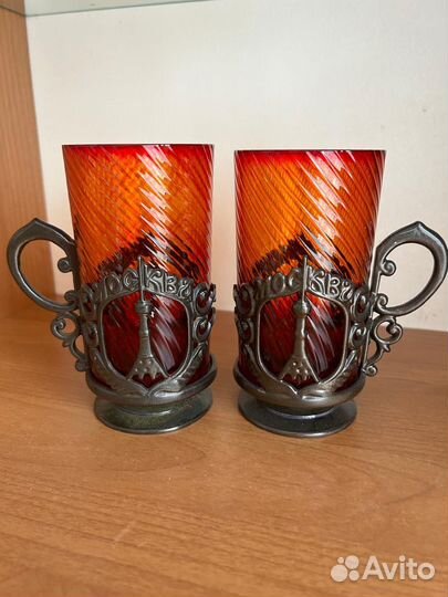 Подстаканник со стаканом СССР Останкино