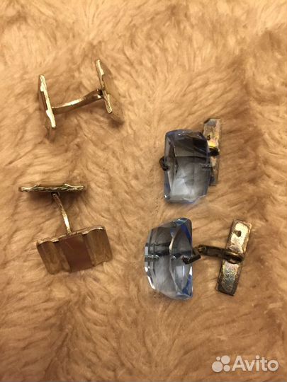 Зажим для галстука и запонки