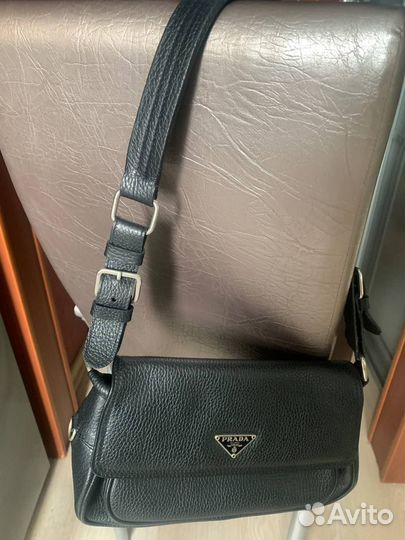 Сумка женская натуральная кожа черная