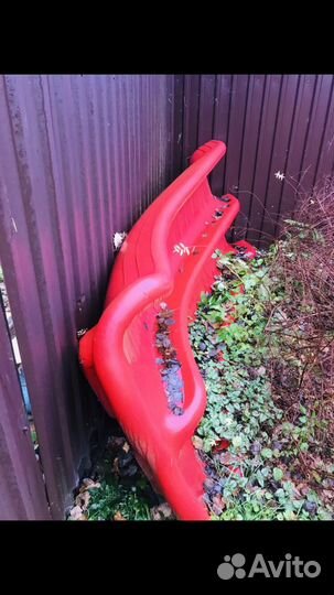 Детская горка пластиковая уличная