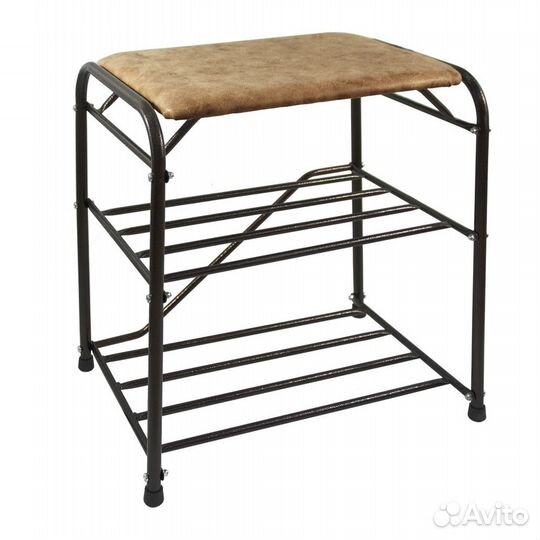 Подставка для обуви Исток 3 полки 45 см. с сиденье