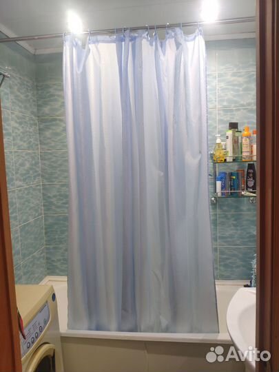 Шторка для ванной тканевая