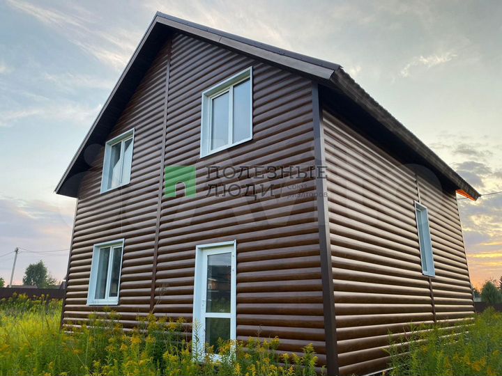 Коттедж 115 м² на участке 12 сот.