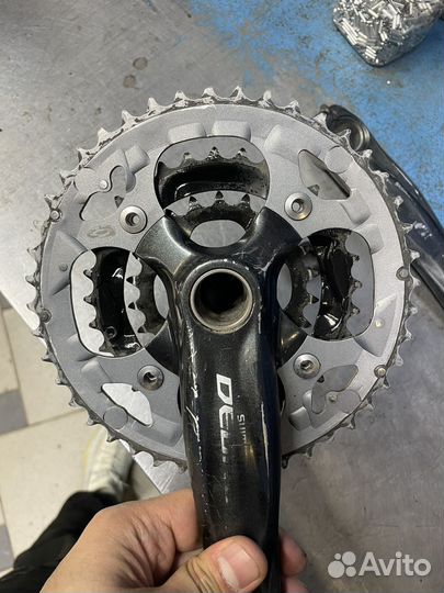 Система шатунов shimano deore