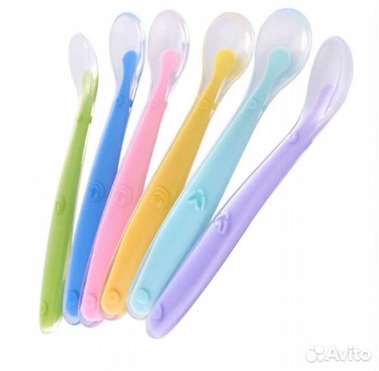 Силиконовая ложка для первого прикорма