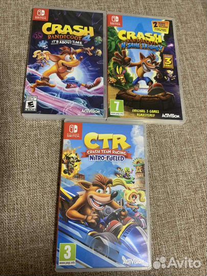 Crash Team Racing, Crash N Same Trilogy, Crash 4