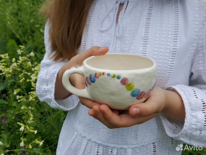 Кружка ручной работы 