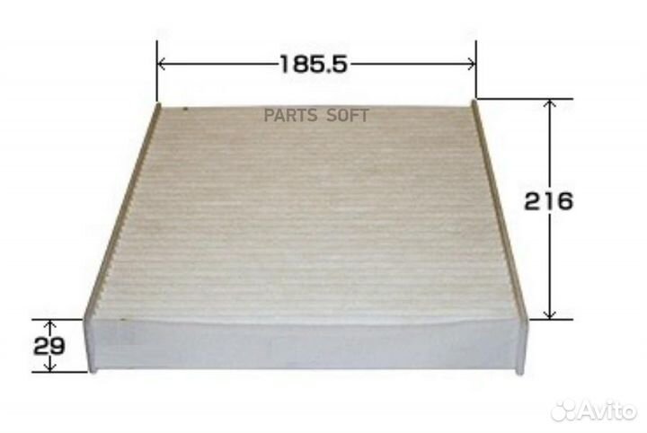 AC111J Фильтр салона toyota prius/hilux 15- JS asa