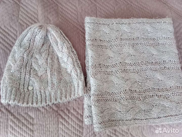 Шапка и снуд для девочки