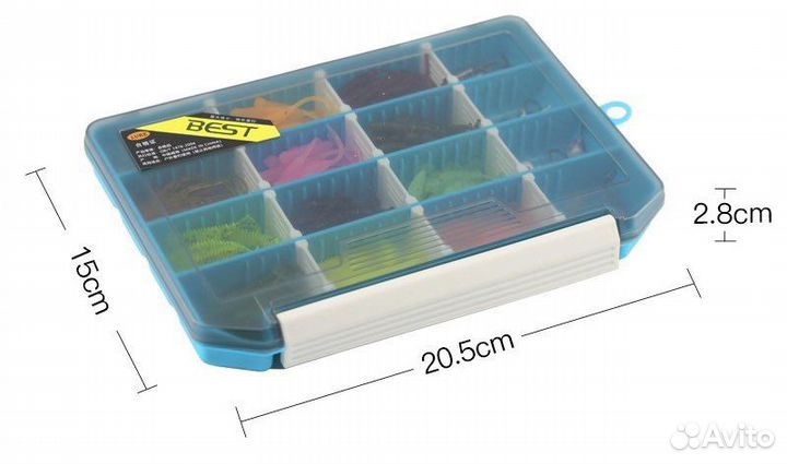 Набор силиконовых приманок для спининга