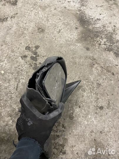 Левое зеркало на opel astra h широкое