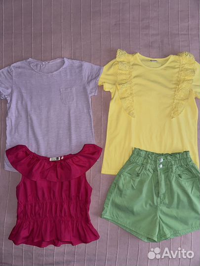 Вещи летние на девочку 10 лет h&m zara mango kiabi