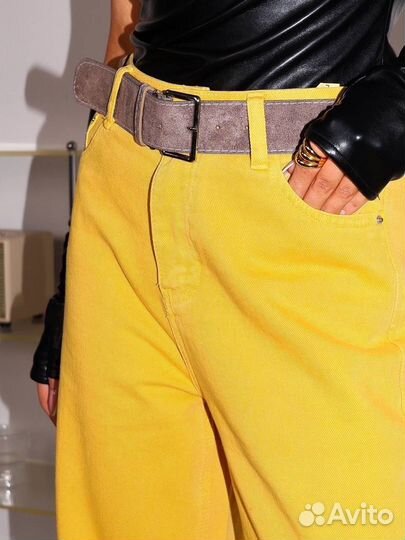 Джинсы женские широкие