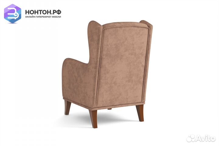 Кресло евромагнат светло-коричневое