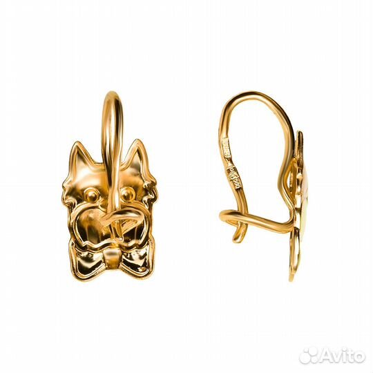 Серьги Золото