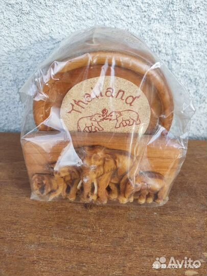 Подставки под стаканы или чашки сувенир из Таил