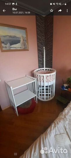 Детская кроватка трансформер 8 в 1