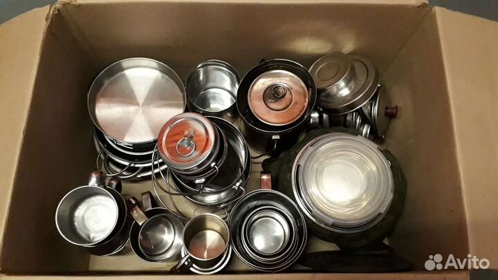 Много котелков и кружек одним лотом сразу