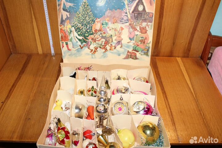 Набор ёлочных игрушек СССР