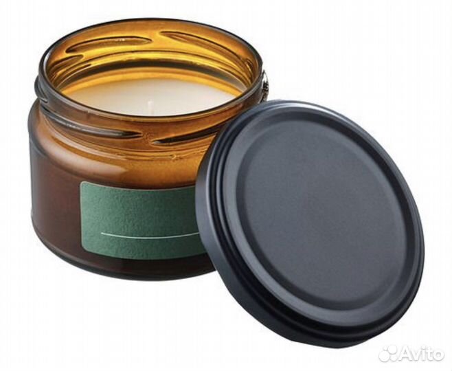 Ароматическая свеча в банке IKEA praktronn