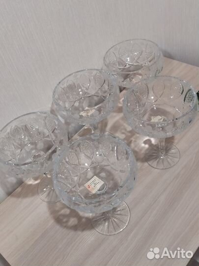 Ваза хрустальная для печения варения фруктов СССР