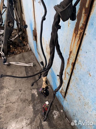 Проводка двигателя на Audi Q7 4L 3.6 BHK