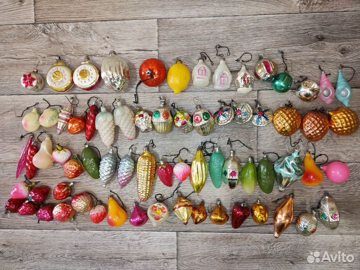 Игрушки елочные СССР