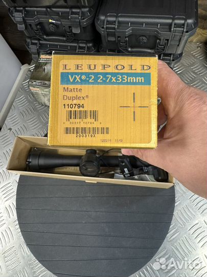 Прицел leupold VX-2 2-7X33 (25,4MM) heavy duplex