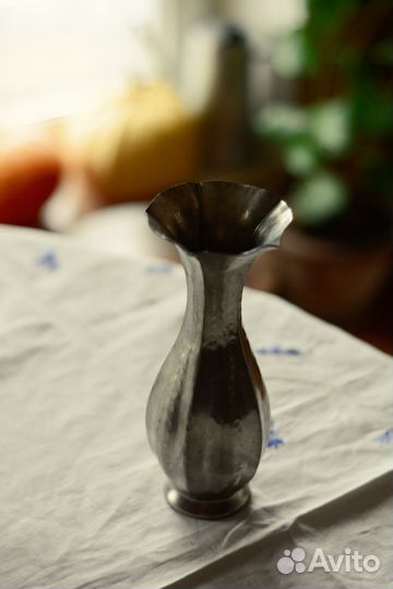 Оловянные вазы, винтаж, Европа