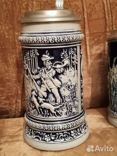 Кружка пивная Охота Gerz Германия