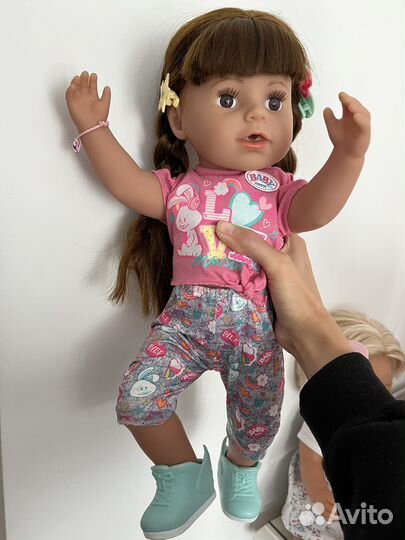 Кукла baby born сестричка брюнетка 43 см