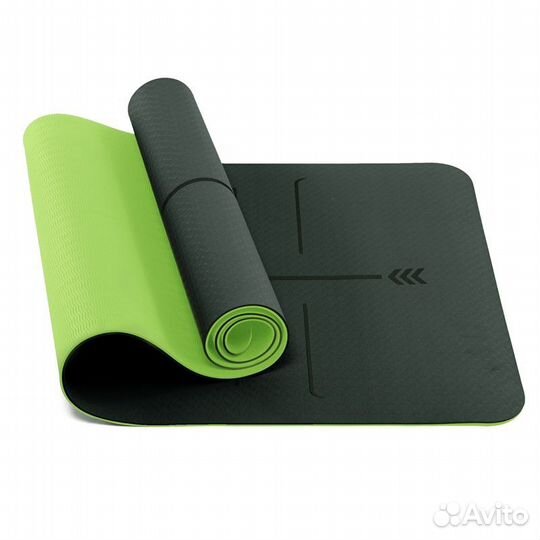 Коврик для йоги и фитнеса,пилатеса нескользящий