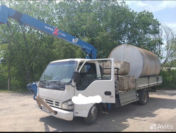 Аренда и услуги манипулятора, стрела 2 т, 8 м, борт 5 т, 5 м