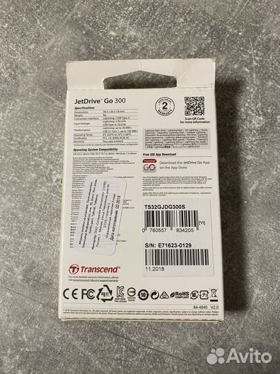 Флешка usb 32гб Transcend