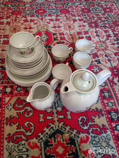 Сервиз не полный Дулево (чайный, кофейный)
