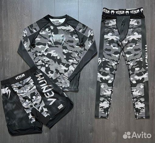 Рашгард Venum 3в1 хаки