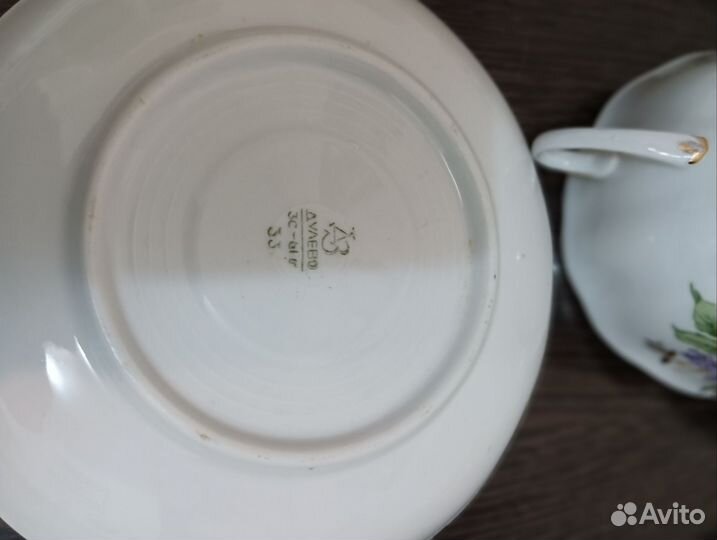 Чайный сервиз Сирень Дулево 1961 год