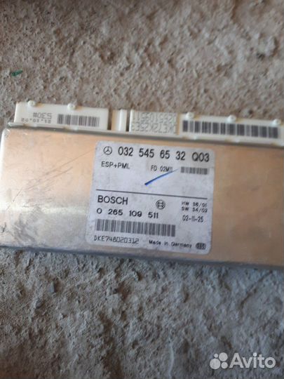 Блок управления ESP 032 545 65 32 мерседес 211,219