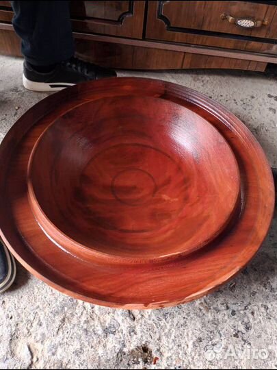 Деревянное блюдо для плова