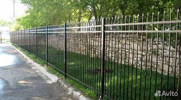 Забор сварной из профтрубы