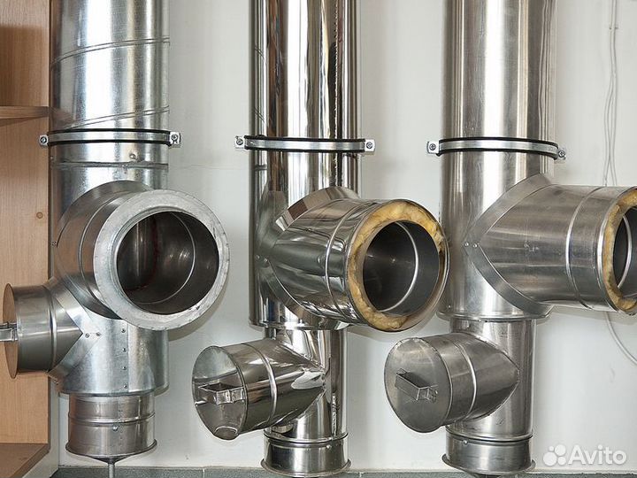 Трубы и дымоход для бани и вентиляция